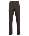 Lardini Man Pants Dark Brown Size 38 Wool, Elastane