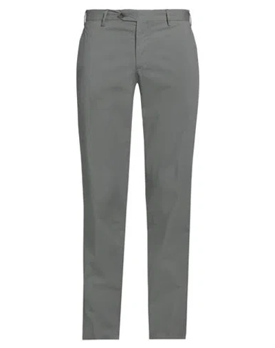 Lardini Man Pants Grey Size 32 Cotton, Elastane In Grey