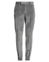 Lardini Man Pants Grey Size 36 Viscose, Cotton, Elastane In Gray