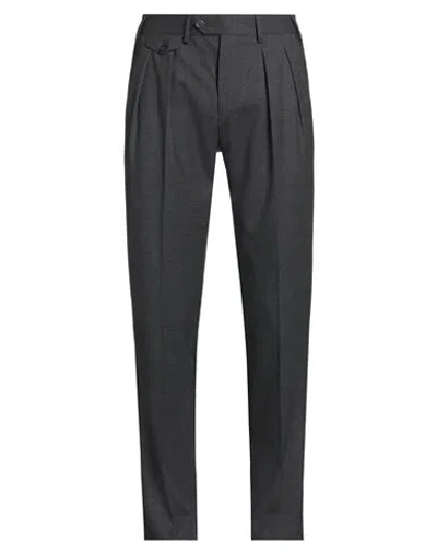 Lardini Man Pants Grey Size 30 Wool, Elastane In Grey