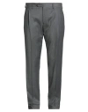 Lardini Man Pants Grey Size 38 Wool, Cashmere, Elastane In Gray