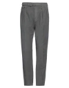 Lardini Man Pants Grey Size 28 Cotton, Elastane In Grey
