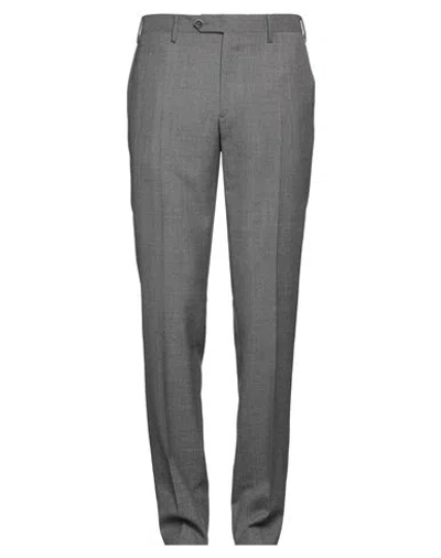 Lardini Man Pants Grey Size 40 Wool