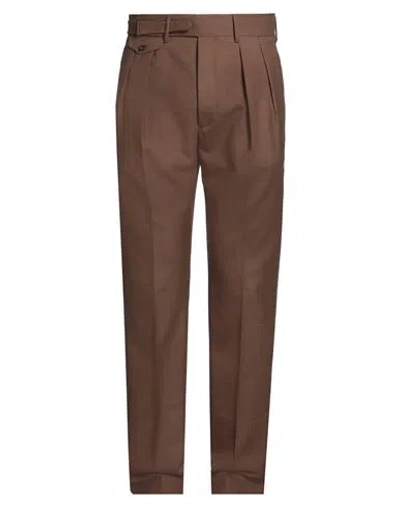 Lardini Man Pants Khaki Size 34 Wool In Beige