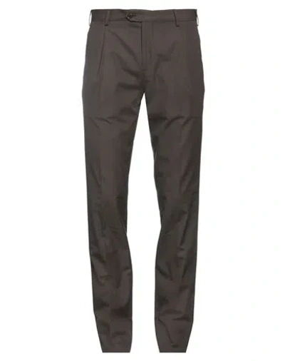 Lardini Man Pants Khaki Size 38 Cotton In Beige
