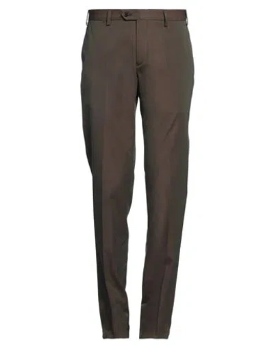 Lardini Man Pants Khaki Size 38 Cotton In Beige