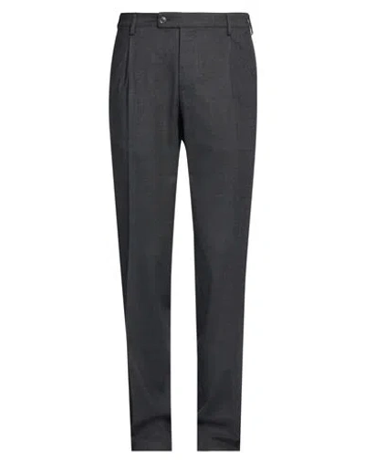 Lardini Man Pants Lead Size 36 Polyester, Wool, Elastane In Grey
