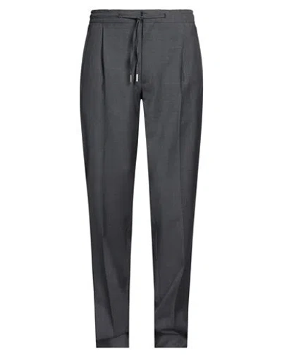 Lardini Man Pants Lead Size 42 Wool In Grey