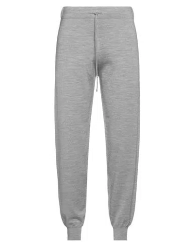 Lardini Man Pants Light Grey Size M Wool, Silk, Cashmere In Gray