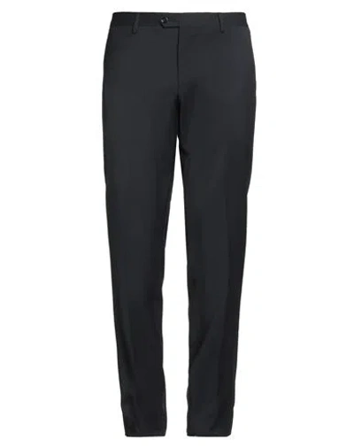 Lardini Man Pants Midnight Blue Size 28 Wool