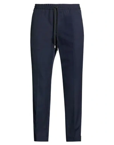 Lardini Man Pants Midnight Blue Size 30 Wool