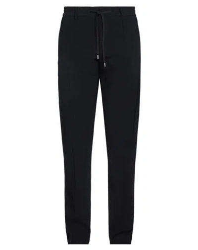 Lardini Man Pants Midnight Blue Size 34 Polyamide, Elastane In Black