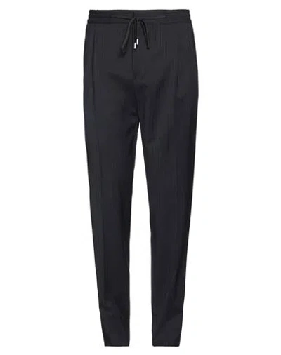 Lardini Man Pants Midnight Blue Size 34 Wool
