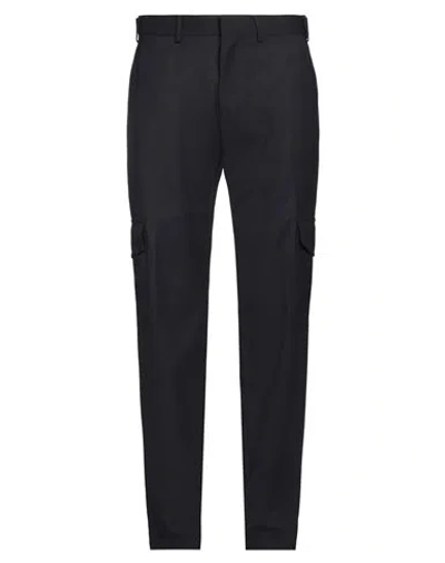 Lardini Man Pants Midnight Blue Size 32 Wool, Elastane