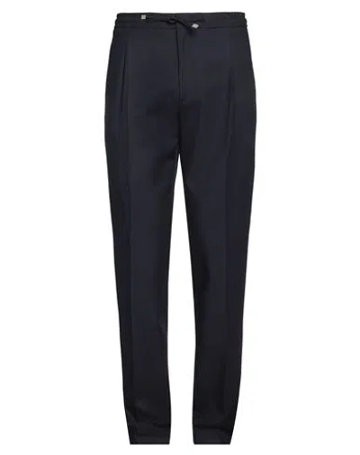 Lardini Man Pants Midnight Blue Size 36 Wool, Mohair Wool