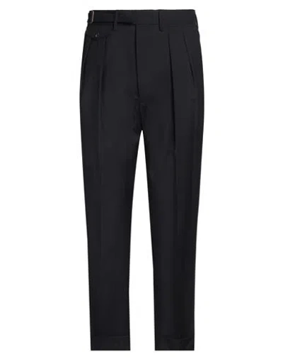 Lardini Man Pants Midnight Blue Size 38 Wool In Black