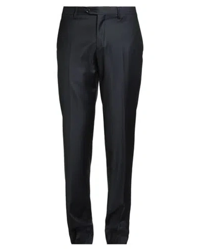 Lardini Man Pants Midnight Blue Size 38 Wool