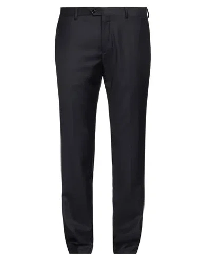 LARDINI LARDINI MAN PANTS MIDNIGHT BLUE SIZE 38 WOOL