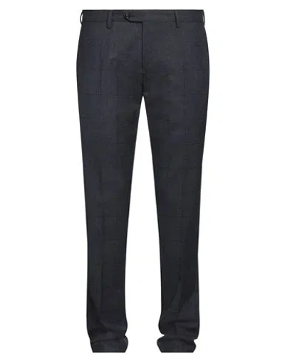 Lardini Man Pants Midnight Blue Size 38 Wool In Black