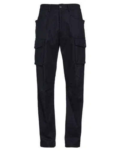 LARDINI LARDINI MAN PANTS MIDNIGHT BLUE SIZE 38 WOOL, POLYESTER, POLYAMIDE
