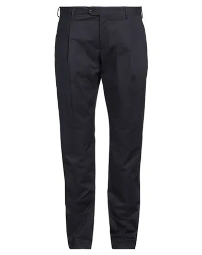 Lardini Man Pants Midnight Blue Size 40 Cotton, Elastane