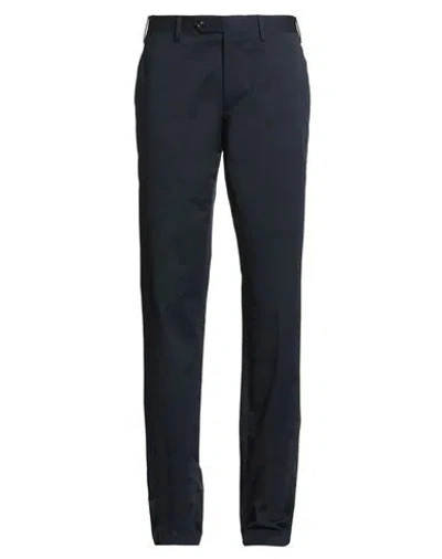 LARDINI LARDINI MAN PANTS MIDNIGHT BLUE SIZE 40 COTTON, ELASTANE