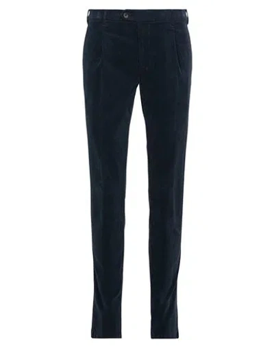 Lardini Man Pants Midnight Blue Size 40 Cotton, Elastane