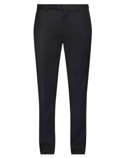Lardini Man Pants Midnight Blue Size 40 Wool