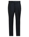 Lardini Man Pants Midnight Blue Size 40 Wool In Black
