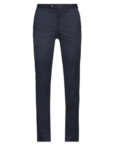 LARDINI LARDINI MAN PANTS MIDNIGHT BLUE SIZE 40 WOOL, ELASTANE
