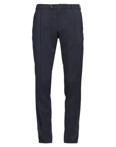 Lardini Man Pants Midnight Blue Size 42 Wool