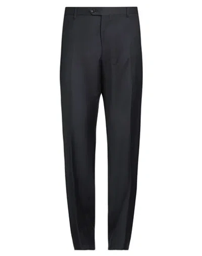 Lardini Man Pants Midnight Blue Size 44 Wool