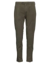 Lardini Man Pants Military Green Size 30 Cotton, Elastane