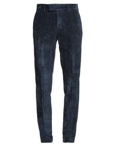 Lardini Man Pants Navy Size 36 Viscose, Cotton, Elastane In Blue