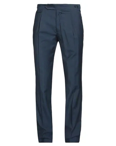 Lardini Man Pants Navy Size 38 Wool