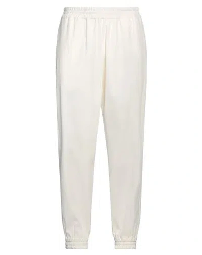 Lardini Man Pants Off White Size M Viscose, Polyamide, Polyester, Elastane