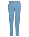 Lardini Man Pants Pastel Blue Size 32 Cotton, Elastane