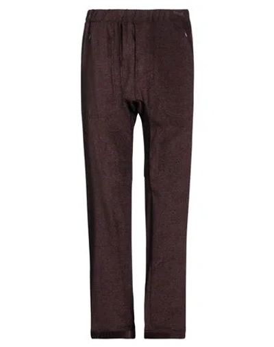 Lardini Man Pants Plum Size 32 Viscose, Cotton, Wool, Elastane In Brown