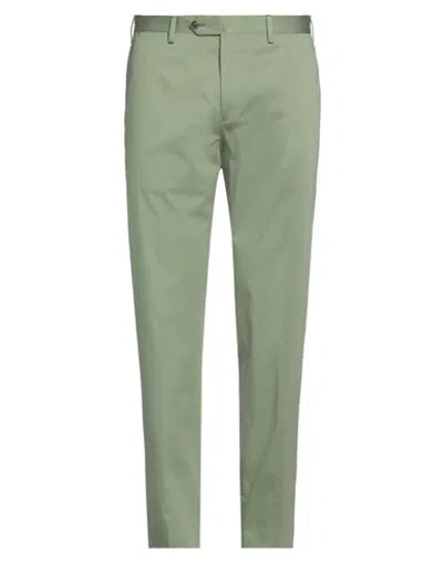 Lardini Man Pants Sage Green Size 40 Cotton, Elastane