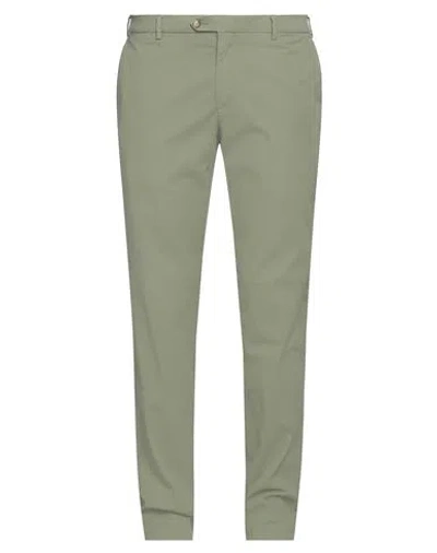 Lardini Man Pants Sage Green Size 38 Cotton, Elastane