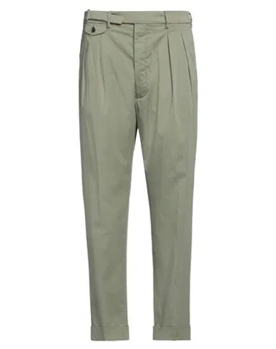 Lardini Man Pants Sage Green Size 40 Cotton, Lyocell, Elastane