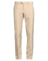 Lardini Man Pants Sand Size 34 Wool, Elastane In Neutral
