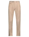 Lardini Man Pants Sand Size 40 Cotton, Cashmere In Gold