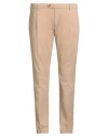 Lardini Man Pants Sand Size 40 Cotton, Elastane In Neutral