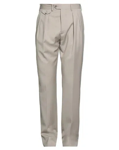 LARDINI LARDINI MAN PANTS TAUPE SIZE 38 WOOL