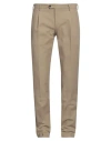Lardini Man Pants Taupe Size 40 Cotton In Grey