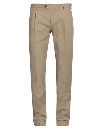 Lardini Man Pants Taupe Size 40 Cotton In Grey