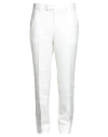 Lardini Man Pants White Size 40 Linen