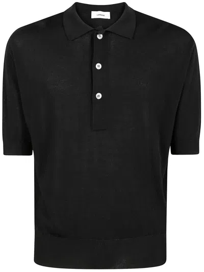 Lardini Man Polo Shirt By  In Black