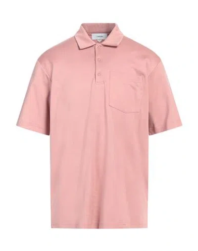 Lardini Man Polo Shirt Pink Size Xl Cotton